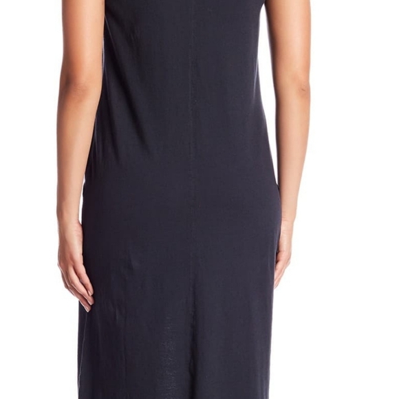 Bobeau Sleeveless Washed Pocket Midi Dress - Picture 2 of 9